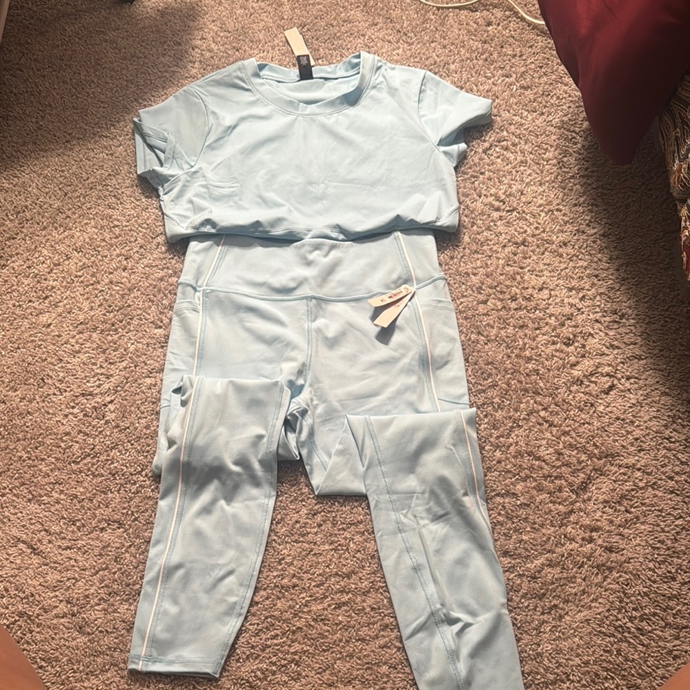 Light Blue Activewear Set